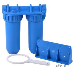 Filtro da acqua blu della casa di colore, 10&quot; con il sistema pp del filtro da acqua del lavandino materiale